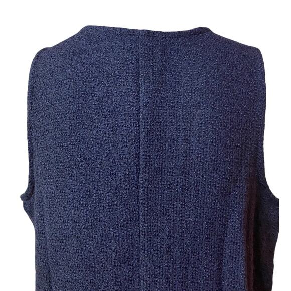 Tuckernuck Textured Myla Romper Color: Navy Blue Size: Medium - Picture 7 of 12